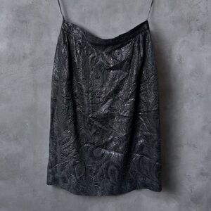 VTG Oscar de la Renta Studio Metallic Brocade Skirt Y2KStyle